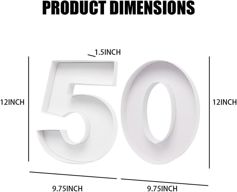 WENPACK 12" Fillable Cardboard Number Shaped Gift Grazing Charcuterie Board Paper Container (50) - Image 4